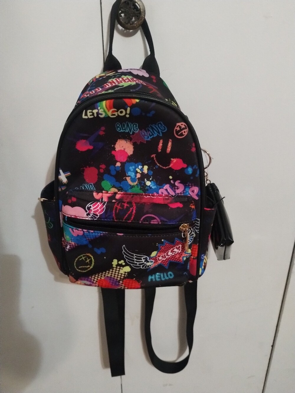 LD Backpack Purse Mini Black